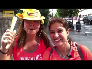 Amb qui s'ha trobat Bea Talegón de camí a la Diagonal?