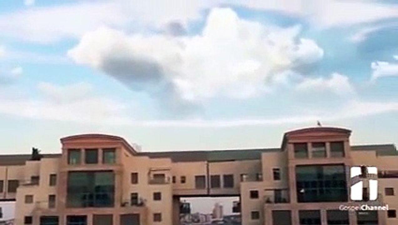 Son de trompettes dans le ciel d'Israel -  ce 01 Novembre 2016, cercle de nuage et retentissement d'une trompette