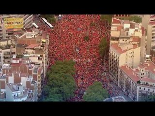Imatges aèries Diada 2018