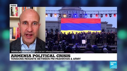 Armenia political crisis: Army chiefs reiterate call for PM to step down