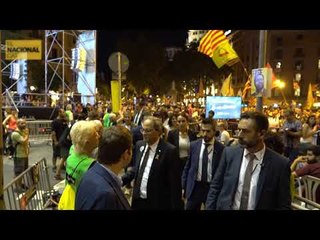 Iu-tuber, amb el final de la manifestació del 20-S