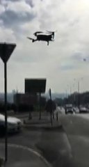 İSTANBUL'DA DRONE İLE TRAFİK DENETİMİ