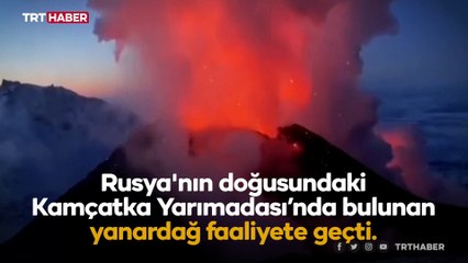 Avrasya'nın en yüksek yanardağı faaliyete geçti