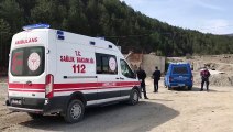 KARABÜK - Kum ocağındaki taş kırma makinesine sıkışan 2 işçi öldü