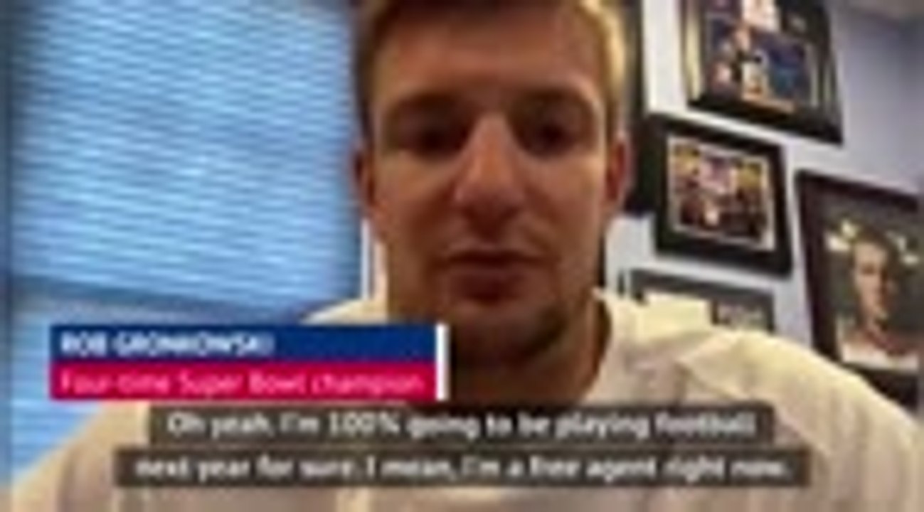 Free agent Gronk '100 per cent' playing in NFL next year