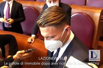 Le parole di Immobile dopo aver ricevuto la Scarpa d'Oro