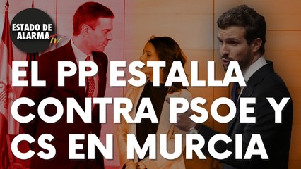 Download Video: El PP estalla contra el PSOE y Ciudadanos en Murcia por la moción de censura: “No es el momento”