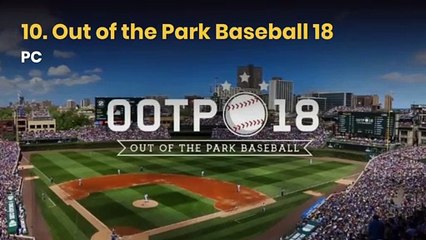 Top 10 Baseball Video Games (according to Metacritic)