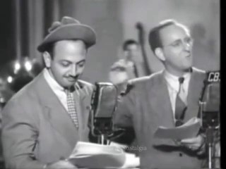 MEL BLANC.  Classic Sad Sack Routine w/ Lucille Ball.  Live Performance from 1944.
