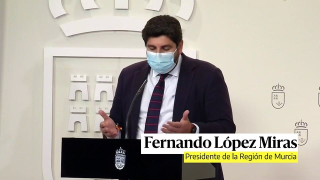López Miras cesa a los consejeros de Ciudadanos tras anunciarse la moción: Este no es el momento