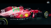 Así es el impresionante coche de Sainz en Ferrari