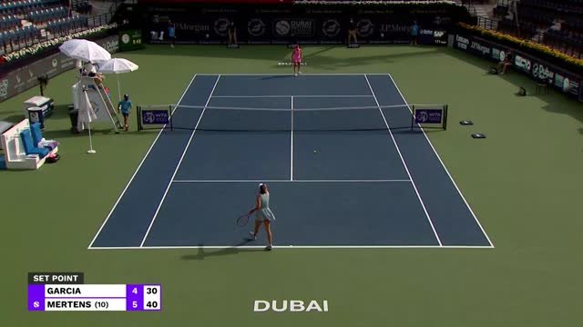 Dubaï - Mertens domine Garcia