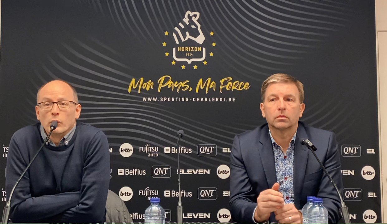 Première conférence de presse pour Christophe Dessy, nouveau directeur de l'école des jeunes du Sporting de Charleroi