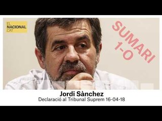  SUMARI 1-O | Sànchez: “Per què és delicte després de l’1-O el que no ho era abans?”