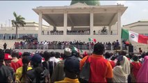 Nijerya'da işçi sendikaları yeni asgari ücret yasa tasarısını protesto etti
