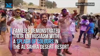 Residents across UAE soak in vibrant colours of Holi