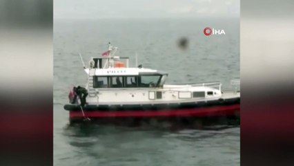 Feribottan düşüp boğulan adam hayata döndürüldü