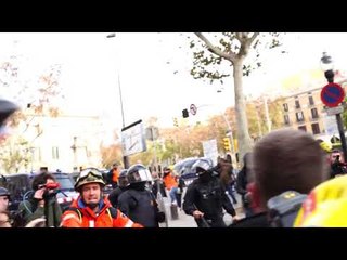 Tensió entre Mossos i bombers