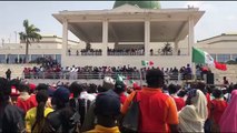 ABUJA - Nijerya'da işçi sendikaları yeni asgari ücret yasa tasarısını protesto etti