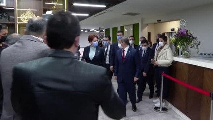 Davutoğlu'ndan Akşener'e nezaket ziyareti