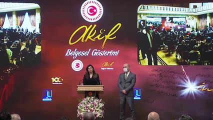 TBMM Başkanı Şentop 'Akif' belgeseli gösterimine katıldı