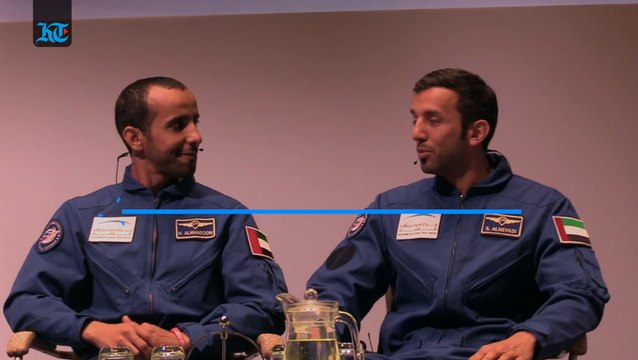 UAE astronauts make the first public appearance at the Emirates Airline Festival of Literature in Dubai