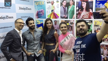Parey Hut Love Stars Visit Khaleej Times