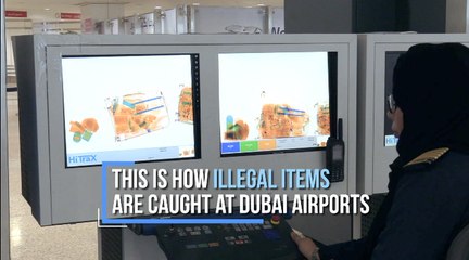 This is how illegal items are caught at Dubai Airports