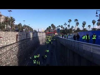 Els taxistes són al Moll de la Fusta i van cap al Port