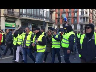 Els taxistes es manifesten sota el lema "Apreteu"