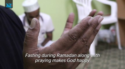 The fasting truck driver: "God gives us strength to fast."
