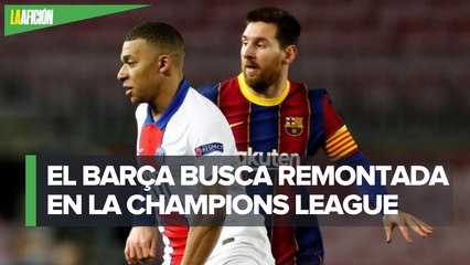Barcelona busca una remontada ante el PSG