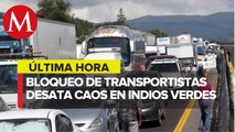 Transportistas bloquean avenidas y accesos de CdMx