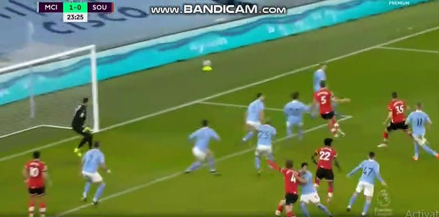 Manchester City - Southampton 1-1 GOAL WARD PROWSE 10-03-2021