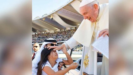 Meet the real girl from viral Pope Francis picture in UAE