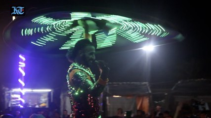 A tanoura dancer who spins to the tunes of Dubai