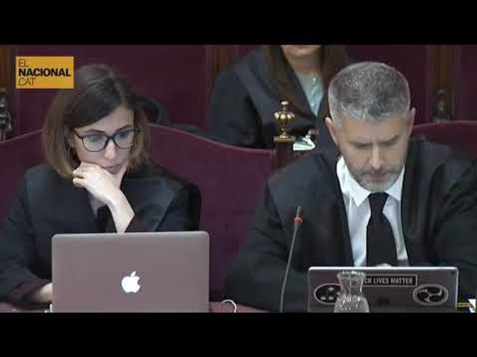 VÍDEO | Judici procés | Van Den Eynde (Junqueras, Romeva) respòn a l'acusació | Intervenció completa