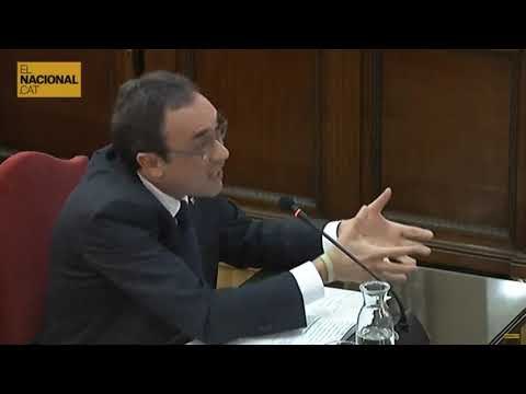 JUDICI PROCÉS | Rull: Vaig signar una llei legal i emanada d'un parlament legítim i democràtic