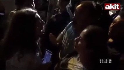 Terörist cenazesine katılmak isteyen HDP'liye, polisten tokat üstüne tokat!