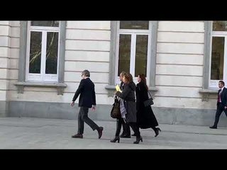 El president de la Generalitat, Quim Torra, arriba al Suprem