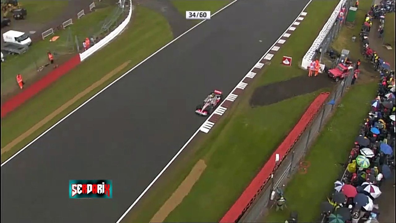 Nick Heidfeld'in Yağmur Altındaki Muhteşem Atakları 2008 İngiltere Gp