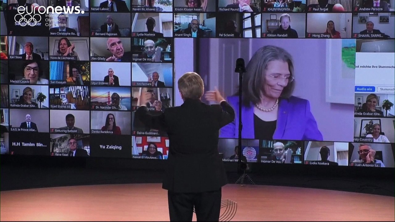 IOC-Präsident Bach für vier weitere Jahre wiedergewählt