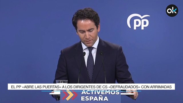 El PP «abre las puertas» a los dirigentes de Cs «defraudados» con Arrimadas