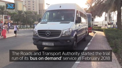 Bus-on-demand service will be launched in Dubai next year