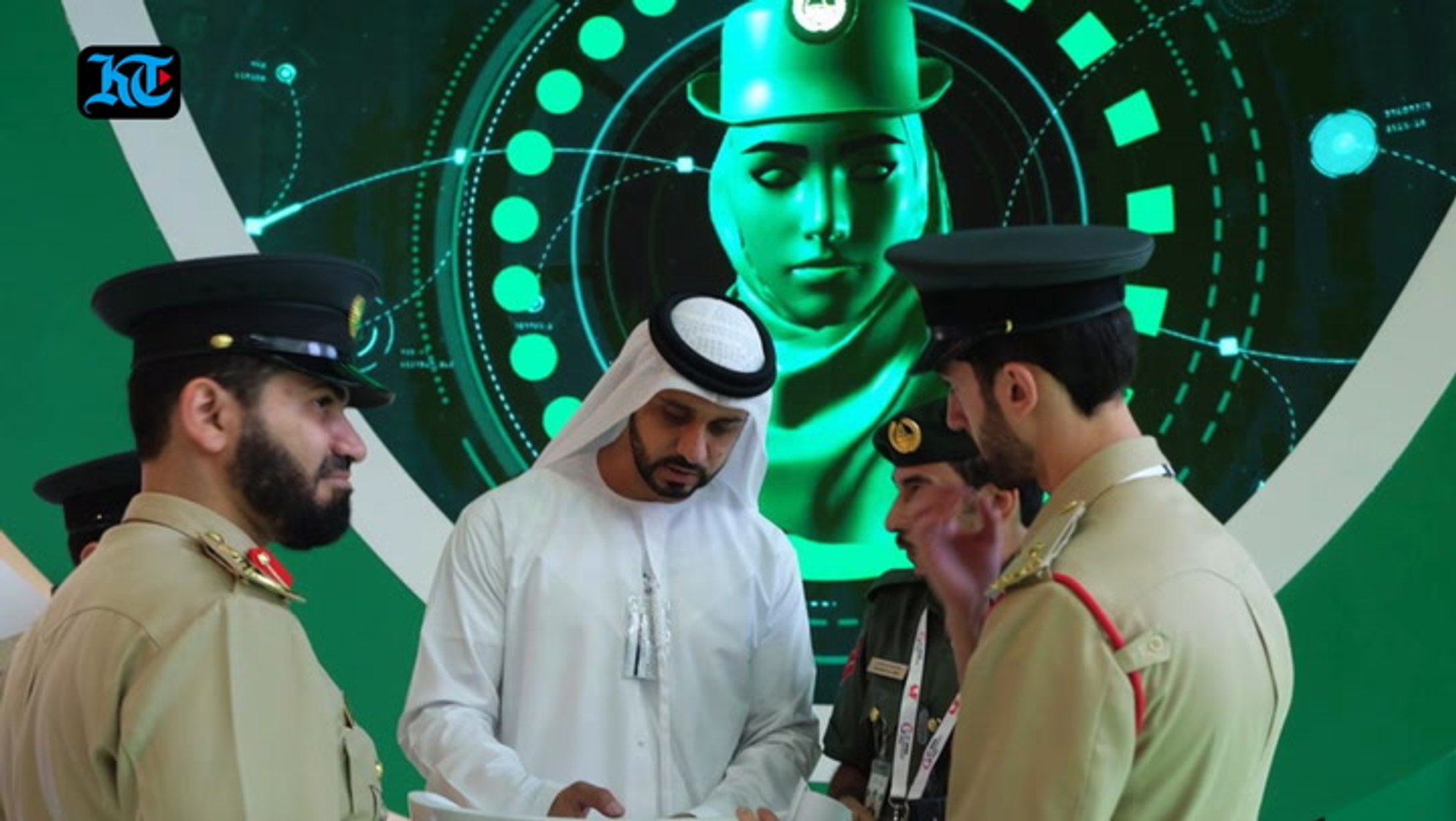 Innovations on display at the Dubai Police pavilion on the opening day of Gitex Tech Week 2018
