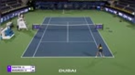 Muguruza sweeps aside Swiatek in Dubai