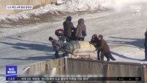 북한 국경 봉쇄 1년…마스크 쓰고 '북적북적'