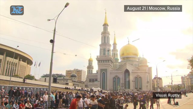 Thousands of devotees attend Eid Al Adha prayers in Moscow