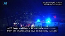 Thai cave rescue: All 13 people saved after three days of rescue efforts