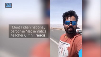 Indian football fan cycles from Dubai to Moscow for Fifa World Cup